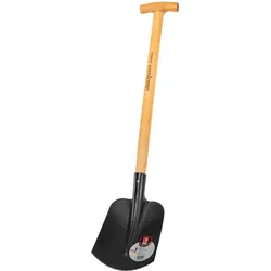 Magni, Spaten + Schaufel, IDEAL-Kompakt-Schaufel Sandschaufel für Kinder und Camping mit Eschen-T-Stiel 63 cm