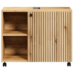 trendteam Waschbeckenunterschrank PureBliss Holzoptik Braun Eiche
