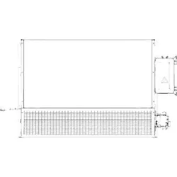 Wohnraum Fan Coil Größe 5 Condiline DXH-ECM-IV-3V 50/D
