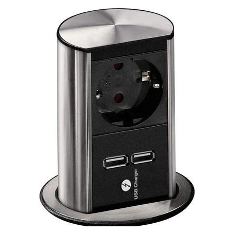 Bachmann Elevator (1x, CEE 7/3, USB-A, 2 m) (928.017)
