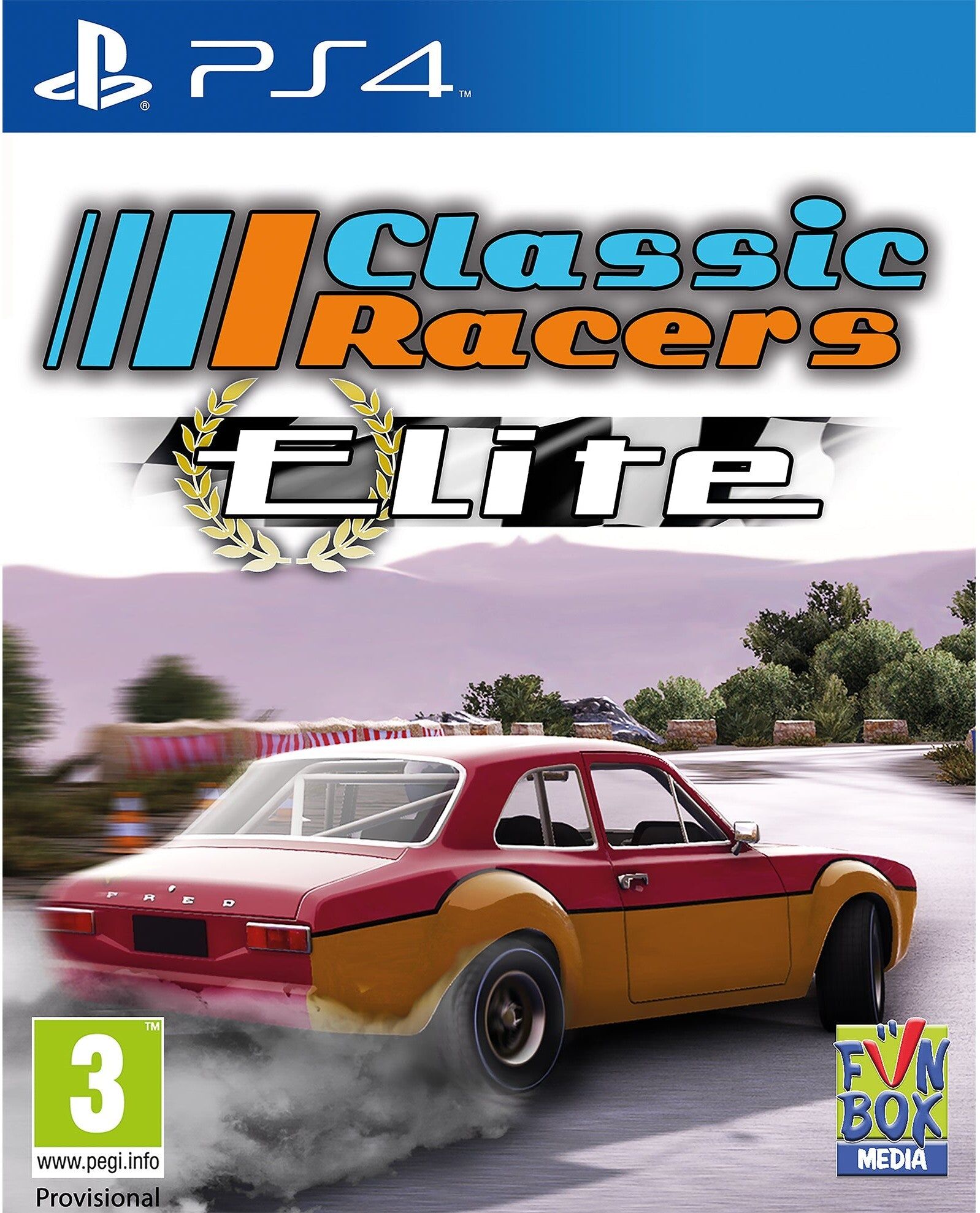 Funbox Media Classic Racers Elite for PlayStation 4 (Disc) - PlayStation 4 Game - Time-Attack Driving Game