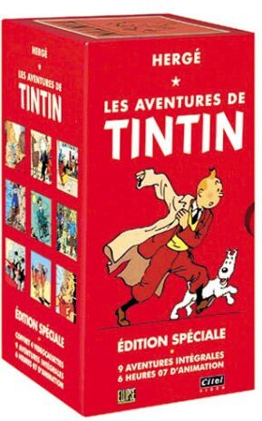 Les Aventures de Tintin - Coffret Rouge : 9 aventures intégrales - Coffret 4 VHS - Preis vom 15.10.2026 23:06:25 h
