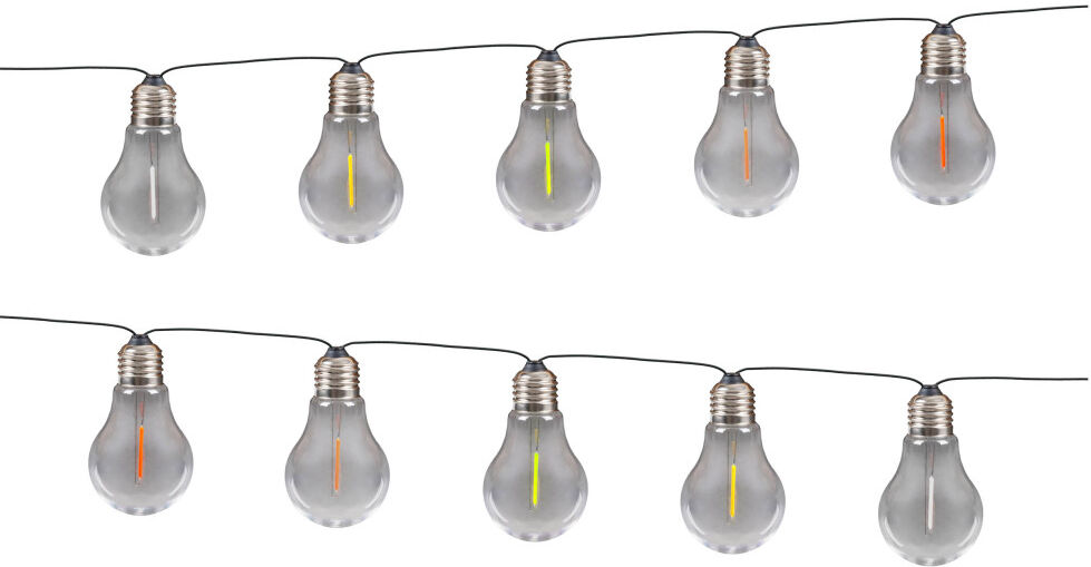 Light & More LED Solarleuchte 10er Set bunt