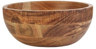 Fitz and Floyd Caleb Natural Large Serving Bowl, 11 Inch