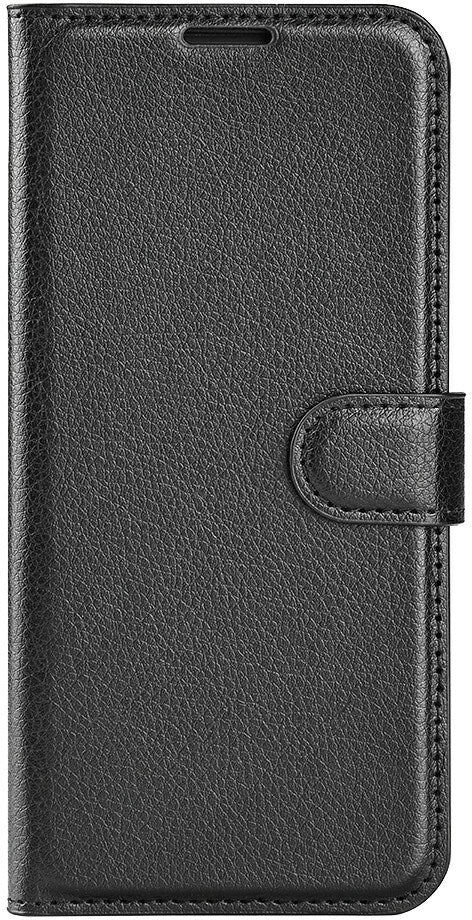 Realme C75 - EIDERWOOD Kunstlæder Flip Cover m. Kortholder & Ståfunktion - Sort