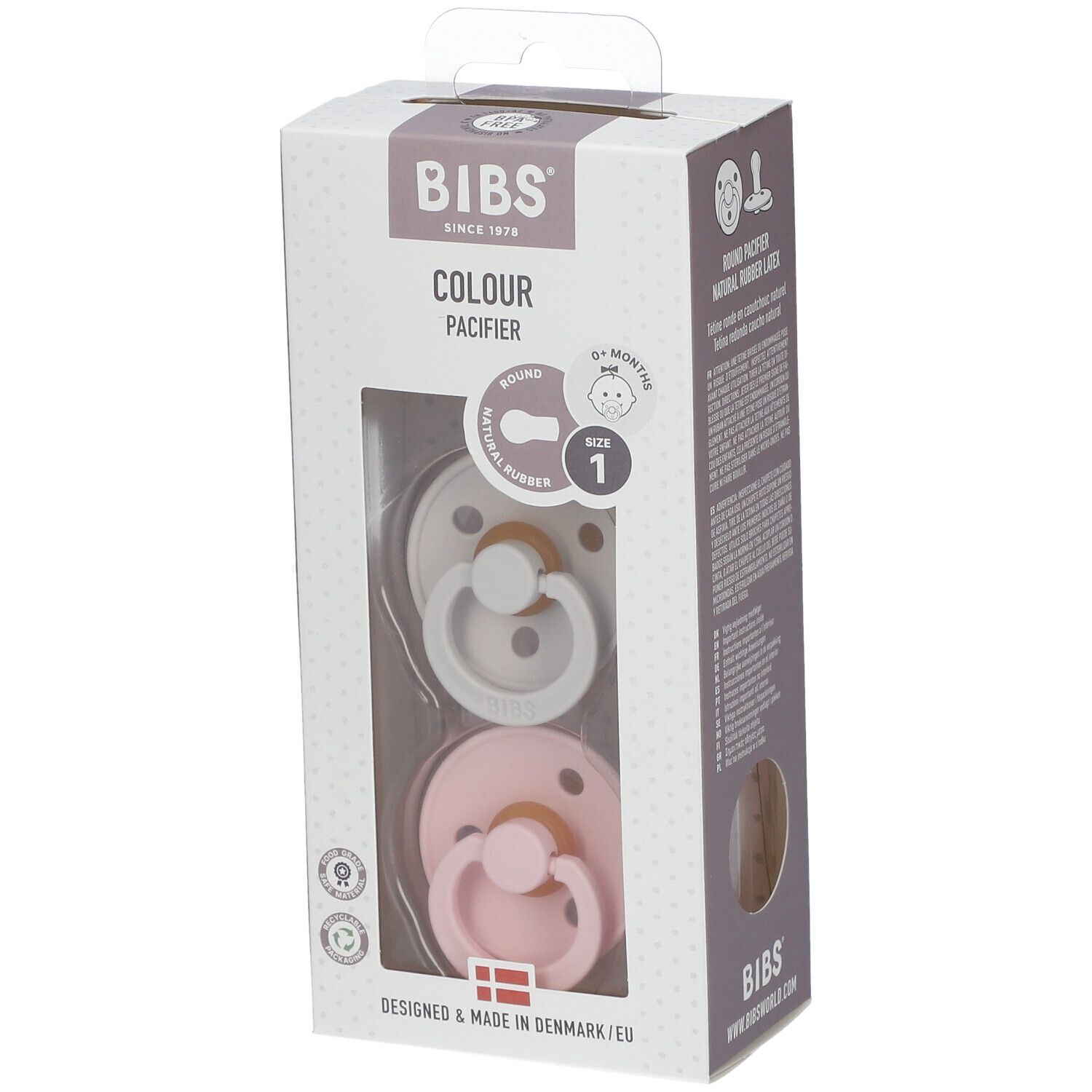 Bibs Fopspeen Haze - Blossom 0-6 Maanden 2 St Schnuller