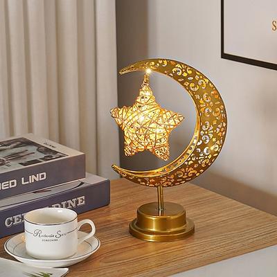 ramadan eid mubarak lichter dekorative nachtlampe urlaub beleuchtung muslim ramadan festival led schloss stern mond nachtlicht hause schlafzimmer dekoration
