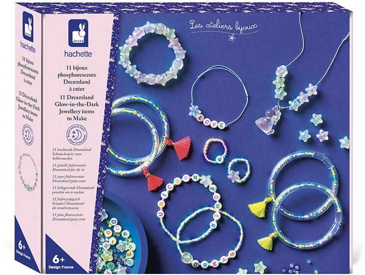 Les Ateliers Bijoux : 11 bijoux Phosphorescents Dreamland à créer - Janod