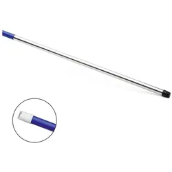Besenstiel Nölle Aluminium 1400 mm blau, HACCP-Konform 25 mm Durchmesser, Gewinde