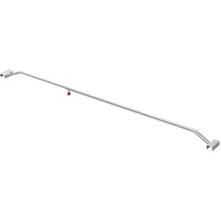 Flache Planenhalterung für ProPlus-Anhänger 340918, verstellbar, Aluminium, 132–204 cm