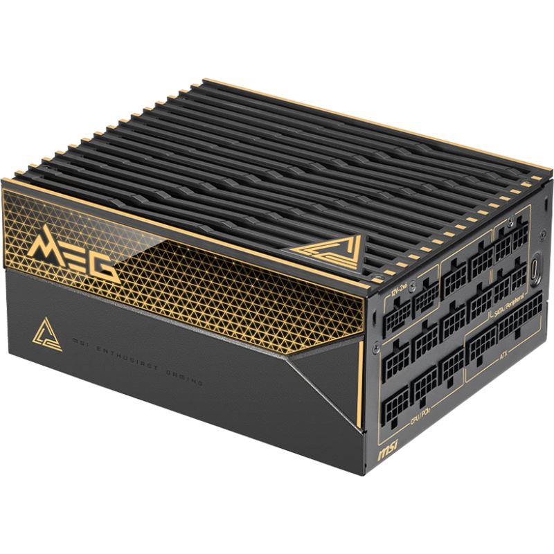 1600 Watt MSI MEG Ai1600T Modular 80+ Titanium
