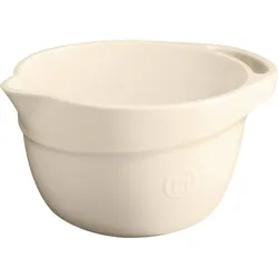 Emile Henry Rührschüssel 3,5 l, Keramik, cremefarben