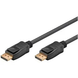 goobay Displayport-Kabel DisplayPort 1.4 schwarz 3.0 m