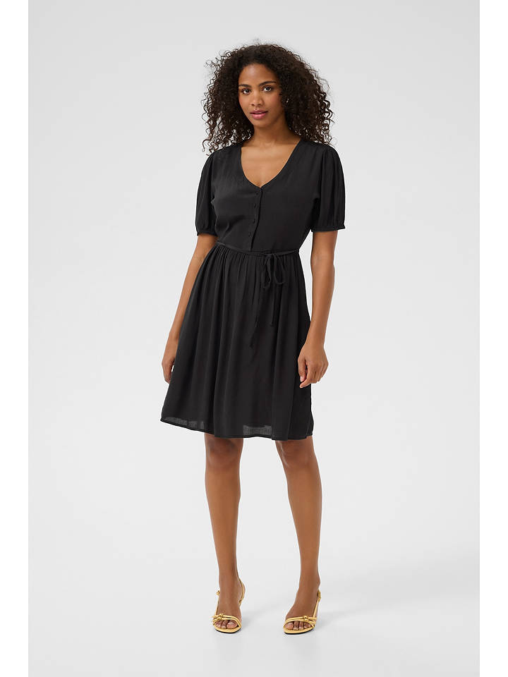 Kaffe Kleid in Schwarz - 42