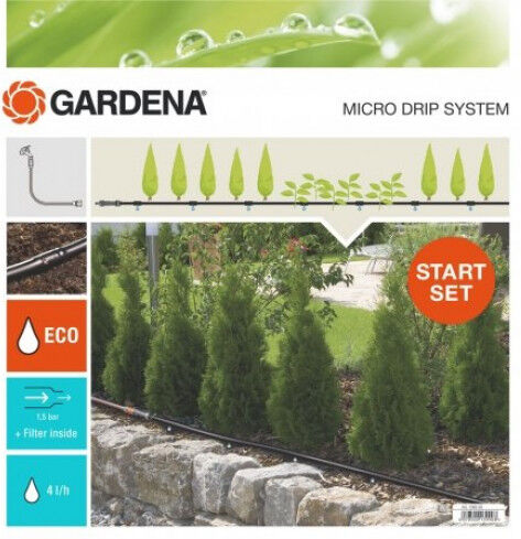 Gardena Mds Kit d&amp;#039;arrosage goutte-a-goutte pour rangées de plantes S 13010-20