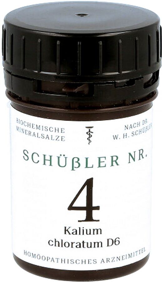 Schüssler Nummer 4 Kalium chloratum D6 Tabletten