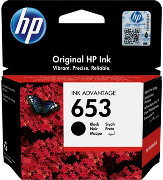 HP 653 (3YM75AE) - Schwarz - Druckerpatrone