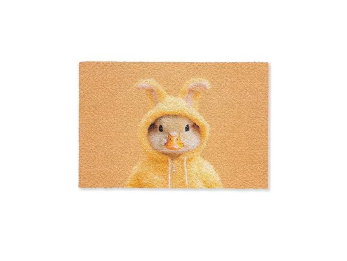 FUSSMATTE Osterhase - Kostüm - Ente Schmutzmatte 90x60 cm