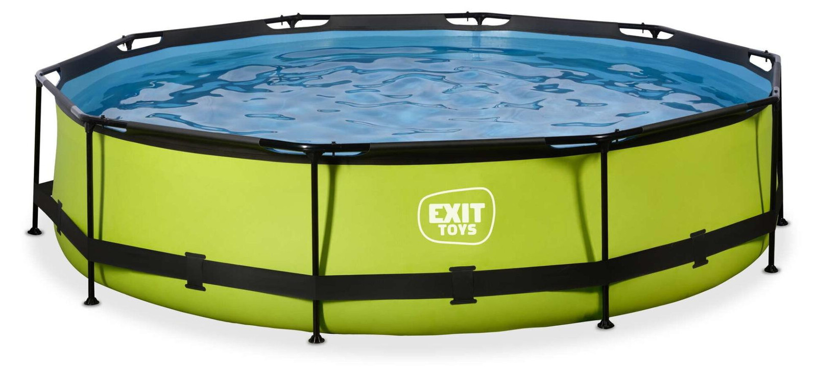 EXIT Lime zwembad ø360 x 76 cm met filterpomp - groen - EXIT Toys