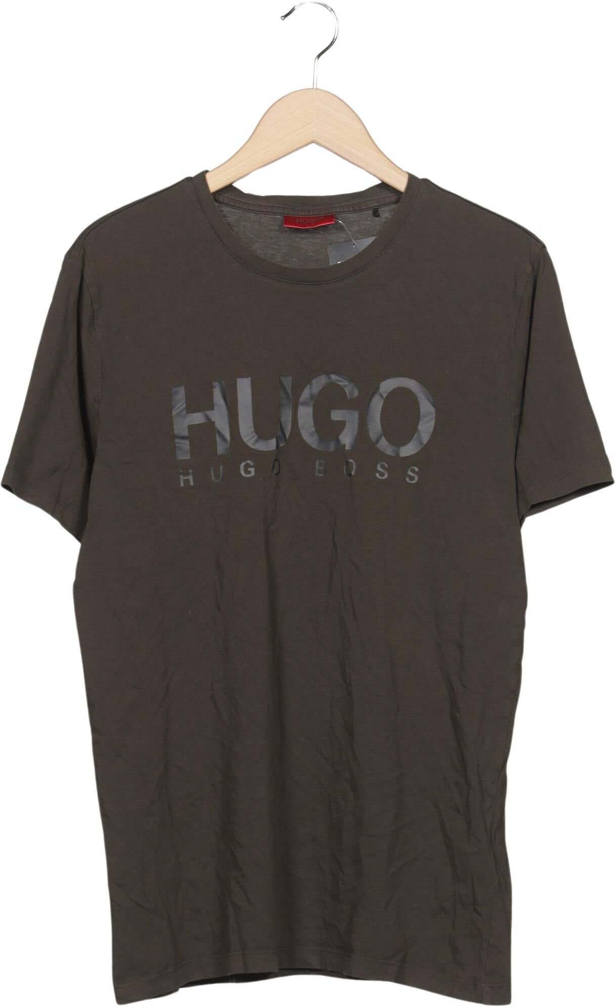 Hugo by Hugo Boss Herren T-Shirt, Braun, Gr. M, Baumwolle - Second Hand