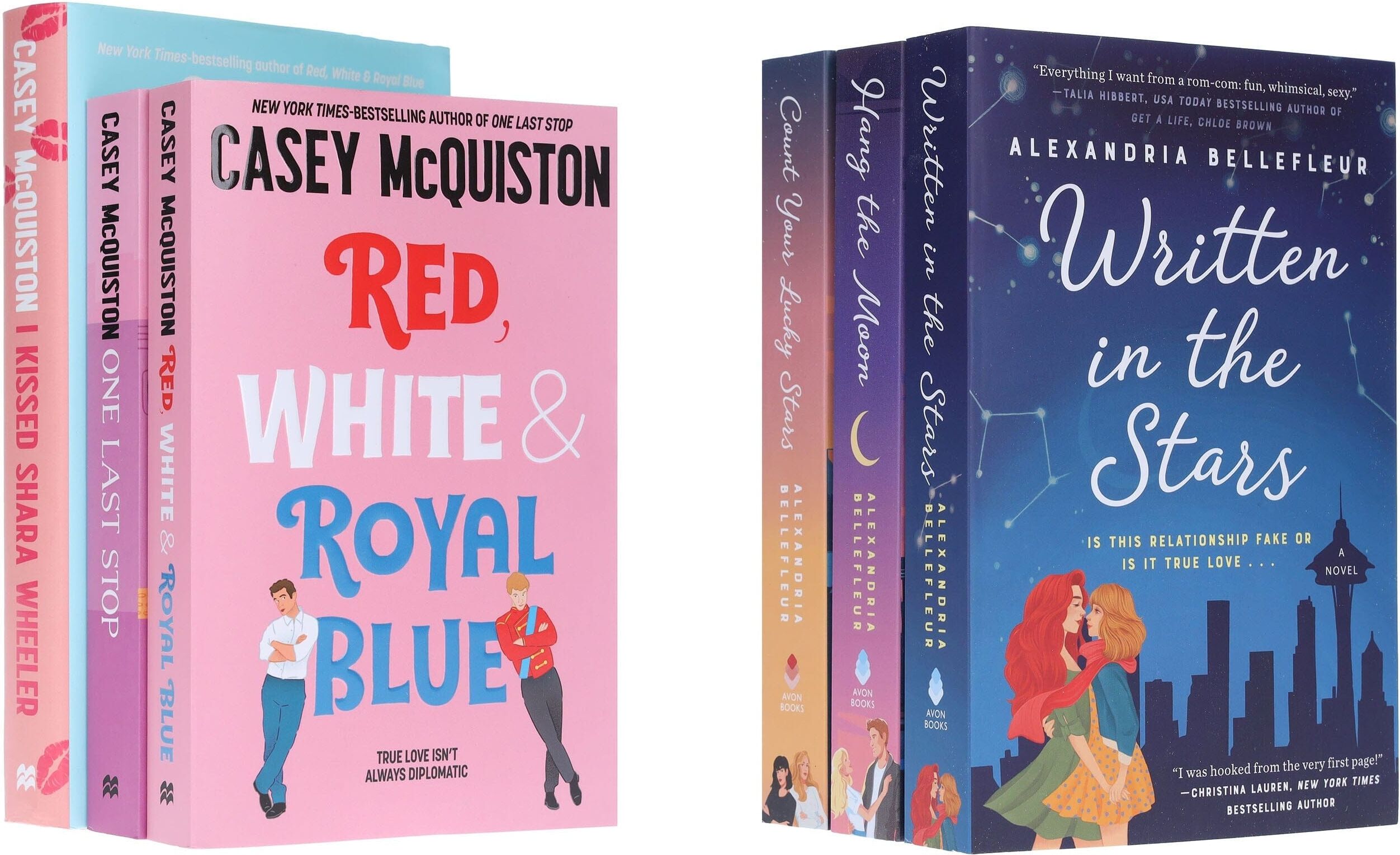 Written in the Stars Series by Alexandria Bellefleur & Casey McQuiston Collection 6 Books Set - Fiction - Paperback Various