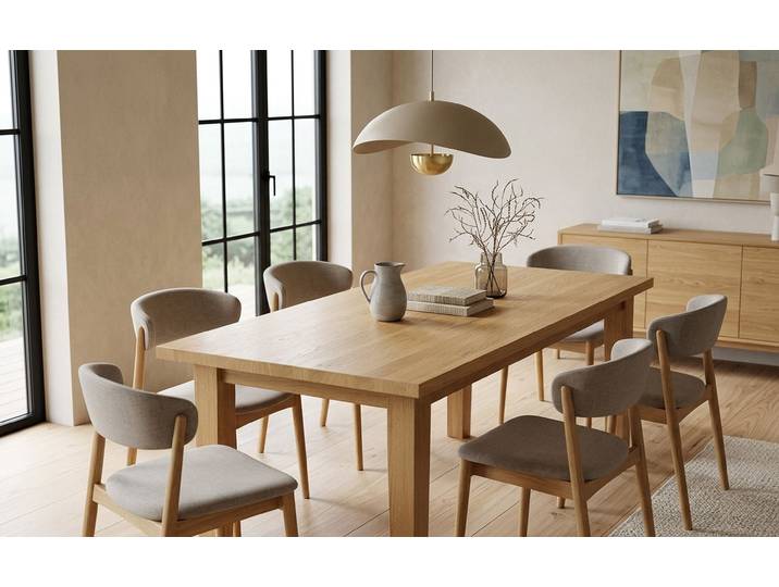 Table: Munich Chêne Naturel huilé