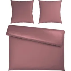 Bettwäsche Xenia Uni XXL Mauve ca. 200x200cm