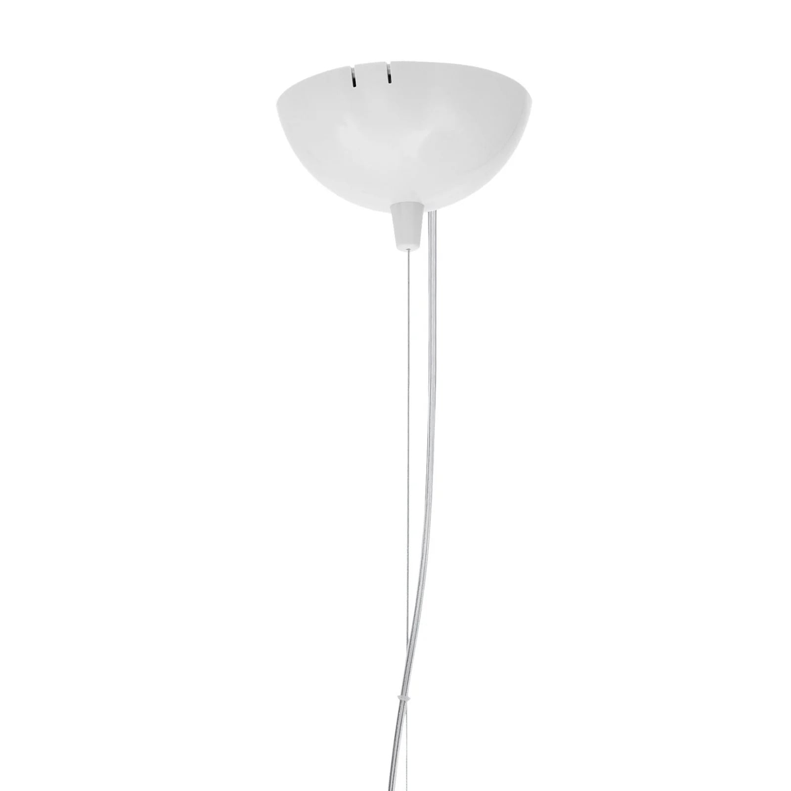 Kartell Bellissima hanglamp, glanzend wit, kunststof designerlamp voor woonkamer of eetkamer