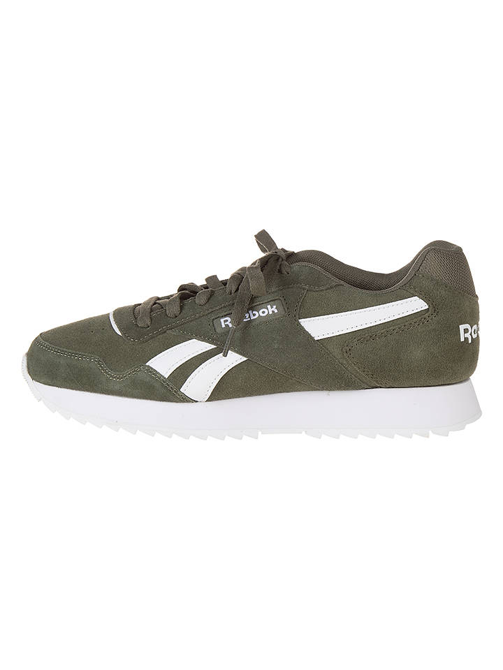 Reebok Leder-Sneakers "Glide" in Khaki - 44,5