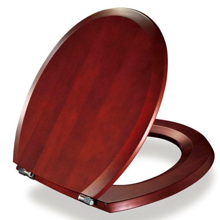 Pressalit WC-Sitz Selandia 522455B47999 Mahagoni, Universalscharniere
