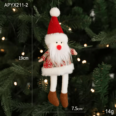 Inspire Picks Angel Doll Christmas Tree Ornament Hanging Angel Plush Decoration For Holiday & New Year lrc
