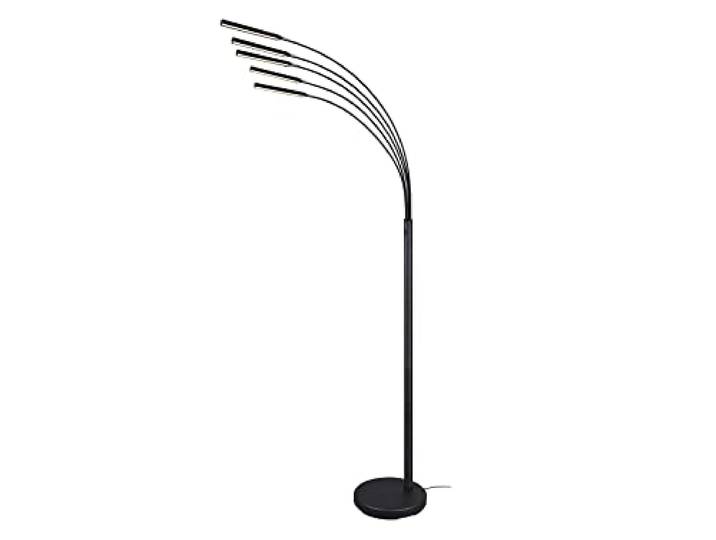 Reality Leuchten LED Stehleuchte Reed R41031532, Metall Schwarz matt, inkl. 5x 3.5 Watt LED, Switch Dimmer