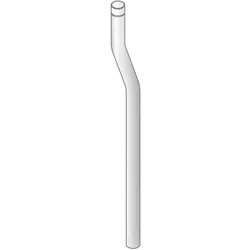 KWC Urinal-spülrohrverlängerung, 350 mm, Kröpfung 30 mm