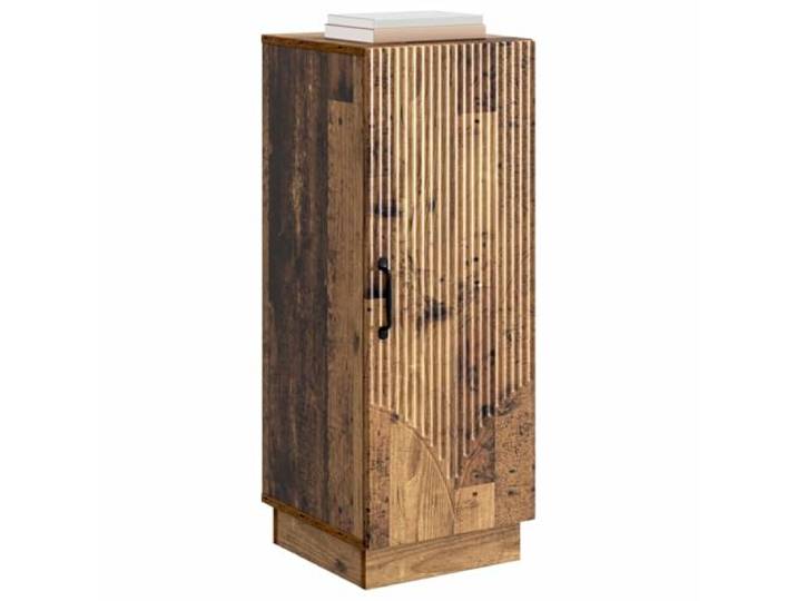 KTHLBRH Anrichte aus antikem Holz, 33 x 34,5 x 87 cm Technisches Holz, Aufbewahrungsschrank, viel Platz zum Organisieren, edles Design für jeden Raum
