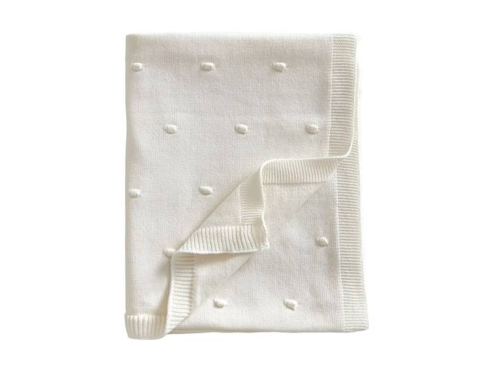 Jack o Juno Couverture tricotée pour bébé Bubble 80x100 cm Pearl