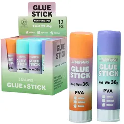 Klebestift Schule Büro Pastell 36g