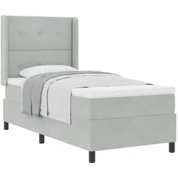 vidaXL, Boxspringbett, Inlenar (Knopfheftung) (90 x 190 cm)