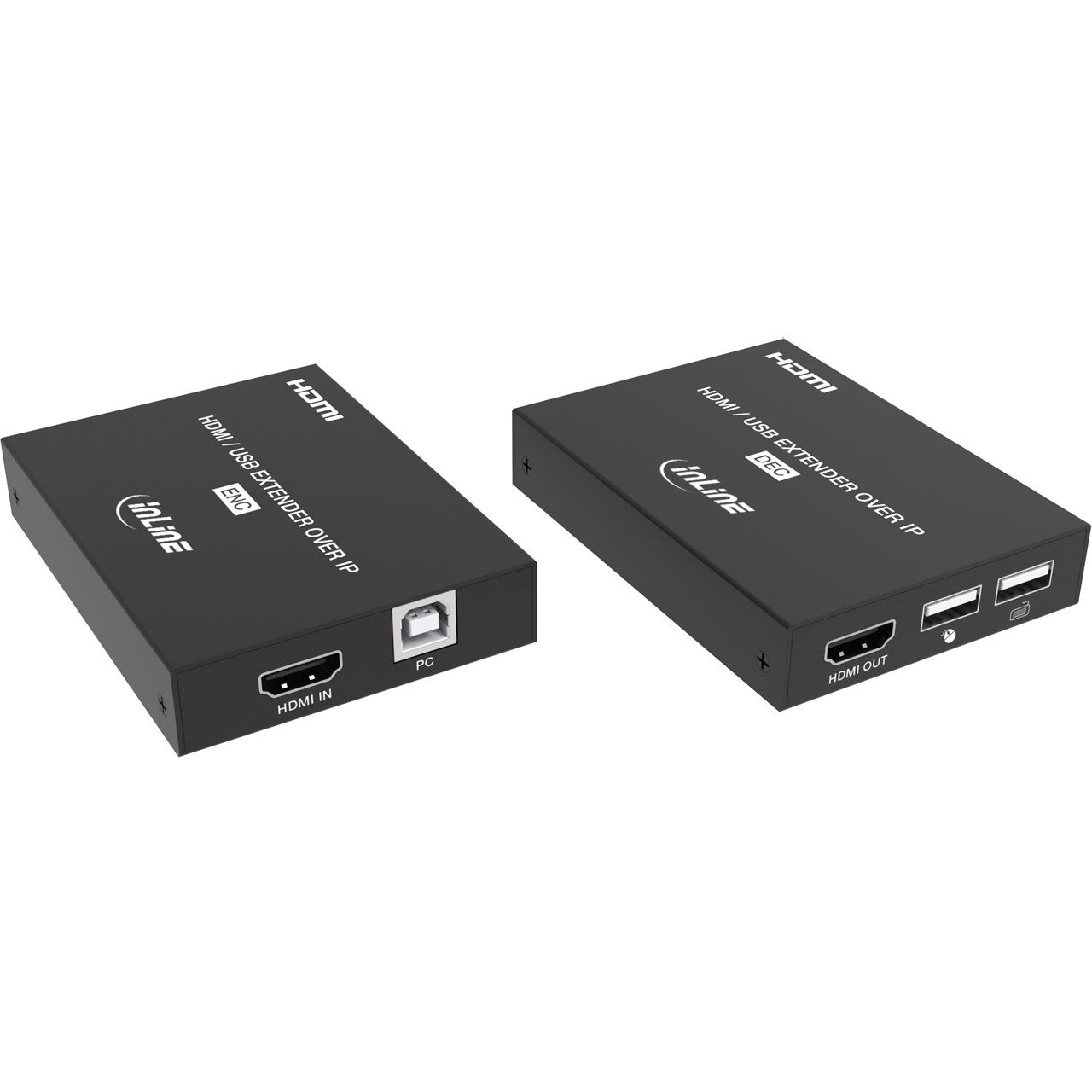 InLine KVM Extender over IP, HDMI Full-HD, 150m, Set