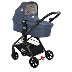 Lorelli Kombikinderwagen 2 in 1 Patrizia, Babywanne, Sportsitz, Sitz umkehrbar blau