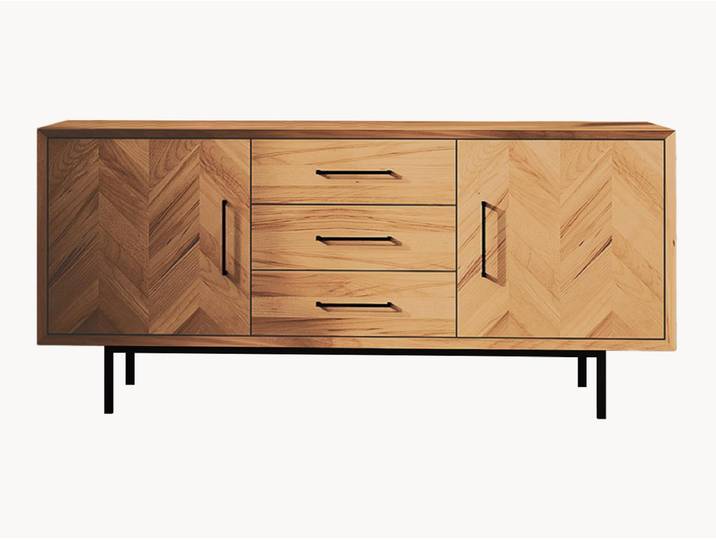 Sideboard Parquetta - Variante 05 - Kernbuche