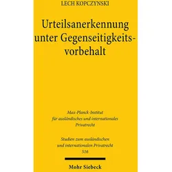Urteilsanerkennung unter Gegenseitigkeitsvorbehalt, Fachbücher von Lech Kopczynski
