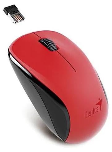 Genius NX-700 Draadloze Optische Muis, Rood, Klein Formaat