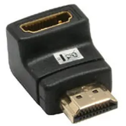 INLINE HDMI Adapter, Stecker / Buchse, gewinkelt unten, vergoldete Kontakte, 4K2K kompatibel