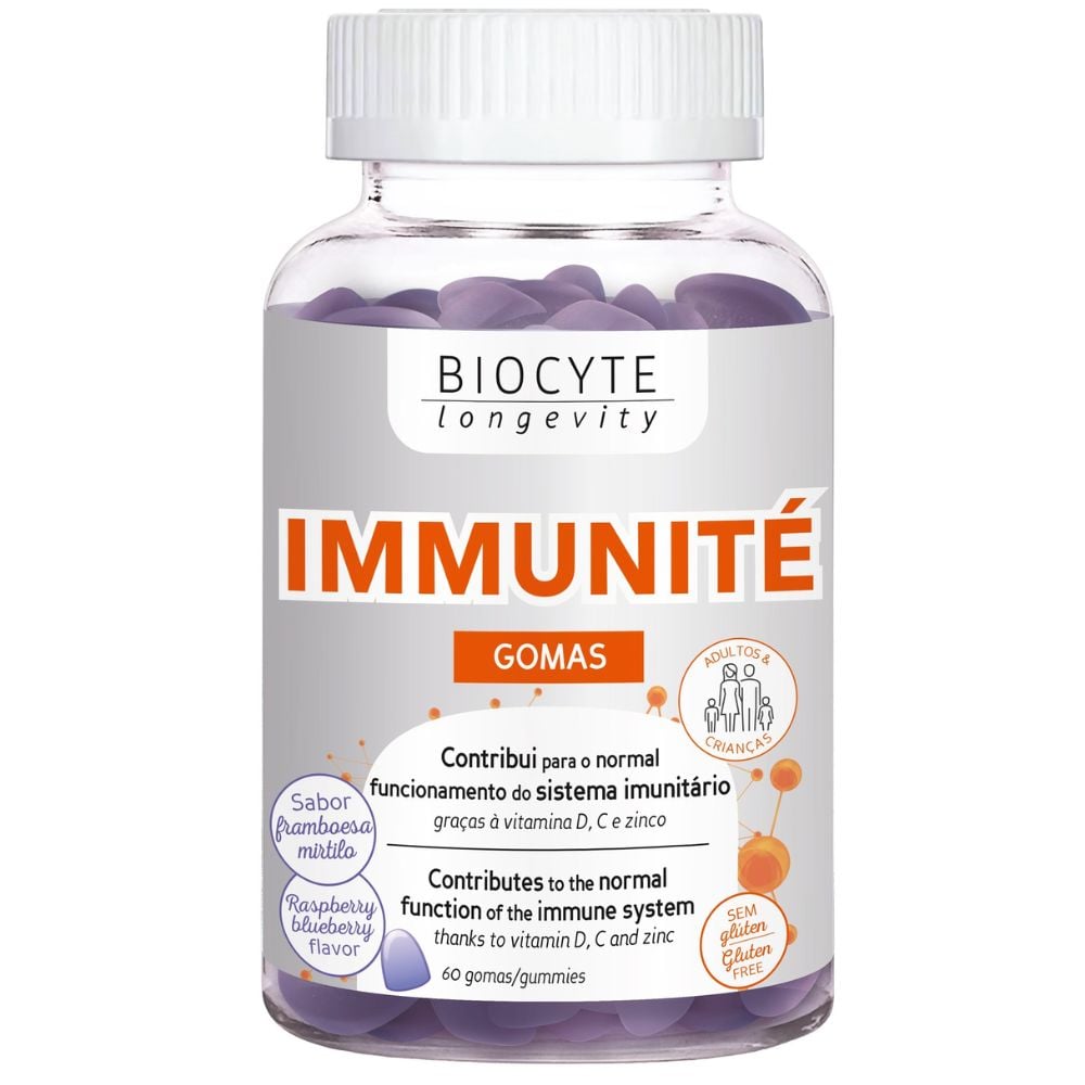 Biocyte Immunité Gummies 60&nbsp;un. Expiration Date: 2027-03-30