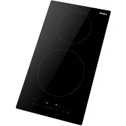 Amica Induktions-Hob DI 3401 PSB (2 Zonen, 30 cm, schwarz), Kochplatte, Schwarz