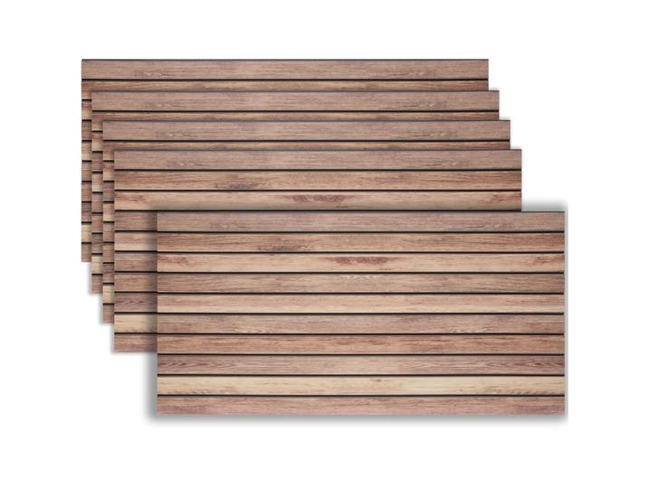 3D Wandpaneele - Naturholz dunkel