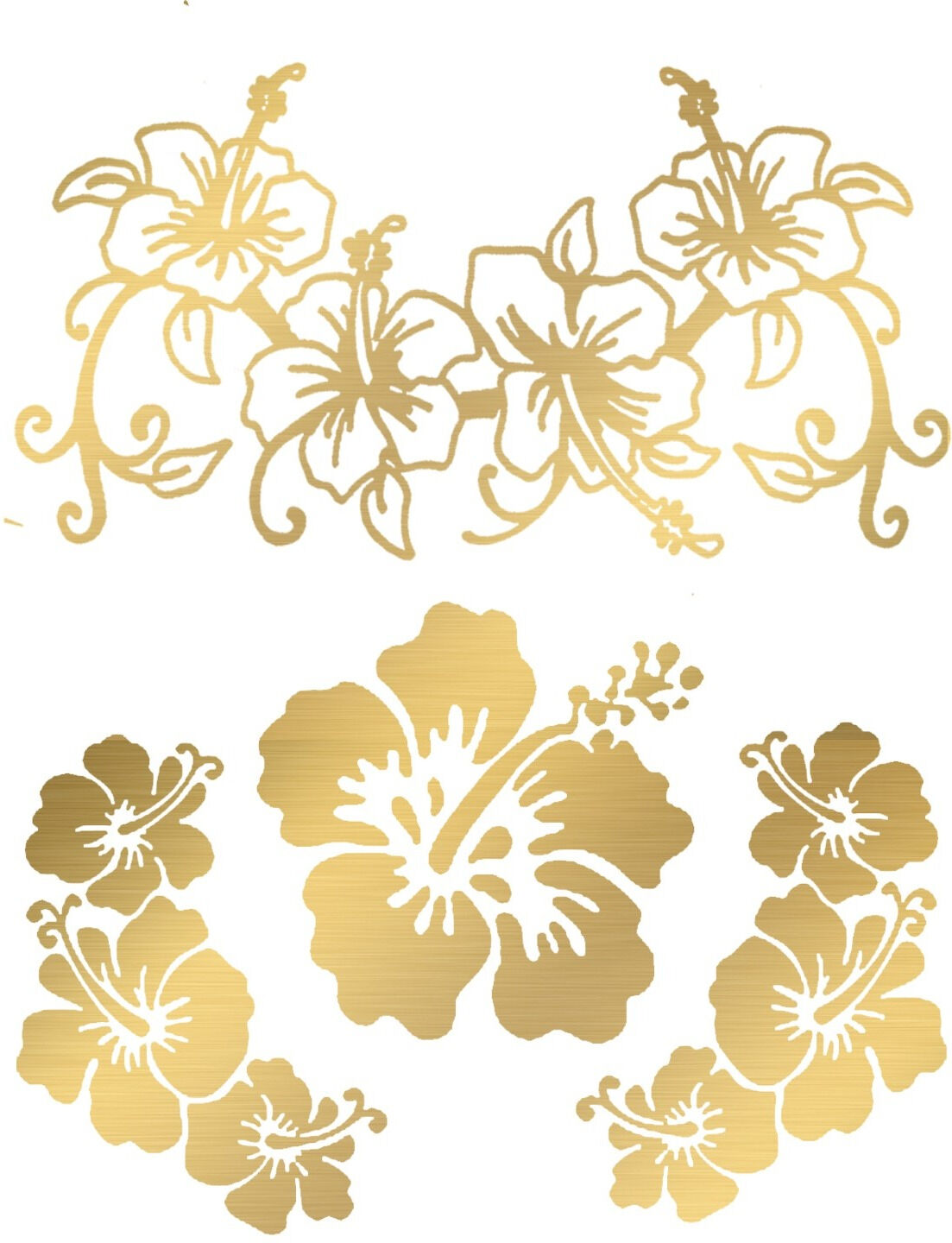 Tatouage éphémère - Effet or Temporary Tattoo