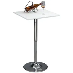 BARTISCH Höhenverstellbar Stehtisch mit Drehbar Tischplatte für Wohnzimmer
