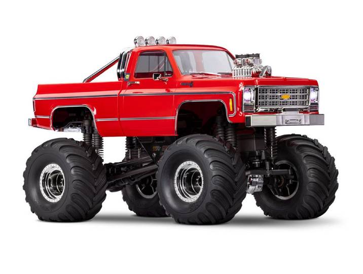 Traxxas RC-Buggy Traxxas TRX-4MT Chevy K10 Monstertruck 4x4 1:18 RTR Rot
