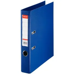 Leitz, Ordner, Plastik-Ordner Standard, DIN A4, 50 mm, blau Einband innen und aussen mit PP-Folie kaschiert (A4, 50 mm, 1 Stk.)